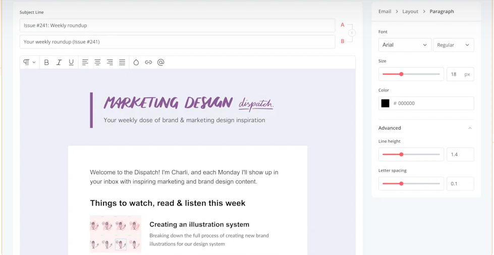 Convertkit Review: Email Templates and Design