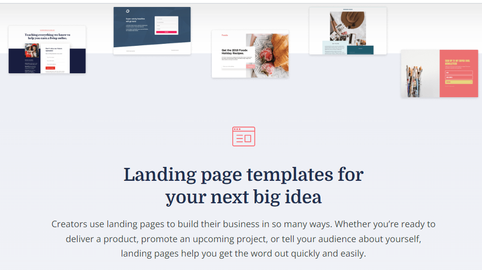 landing pages