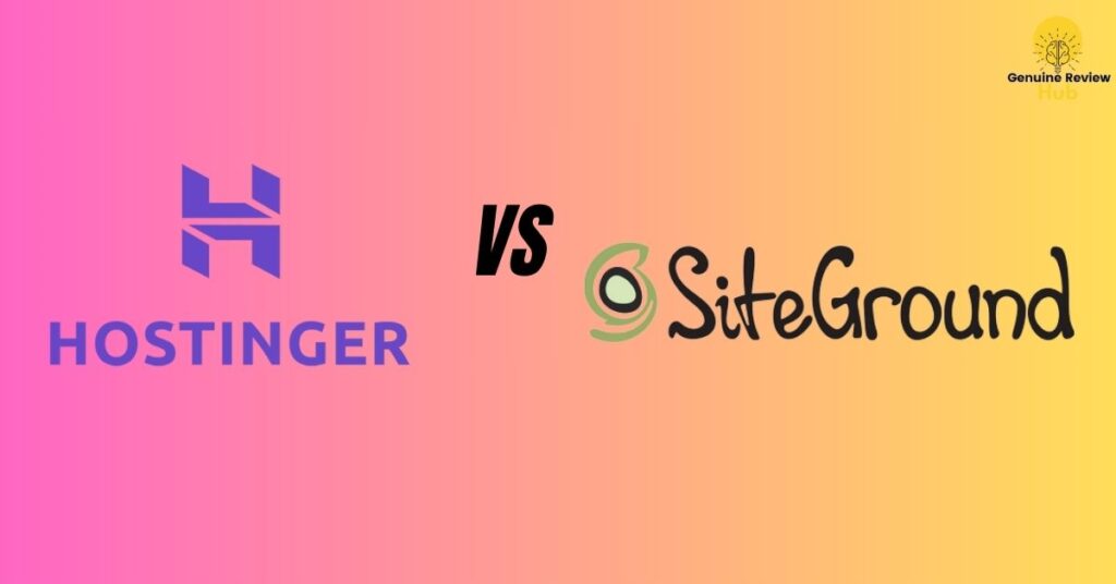 Hostinger vs. SiteGround