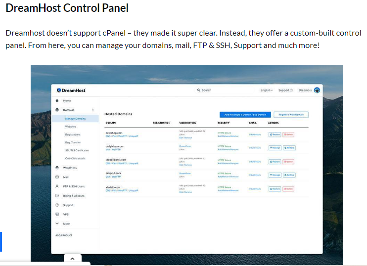 Dreamhost vs. Bluehost